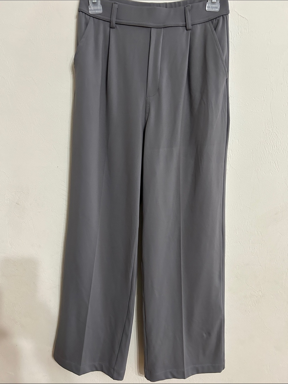 HALARA Light Gray Wide-Leg Active Pants XS 26 W